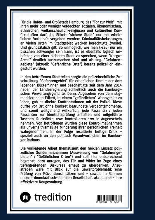 Produktbild: Polizeilich ausgewiesene Gefahrengebiete bzw. Gef&auml;hrliche Orte -