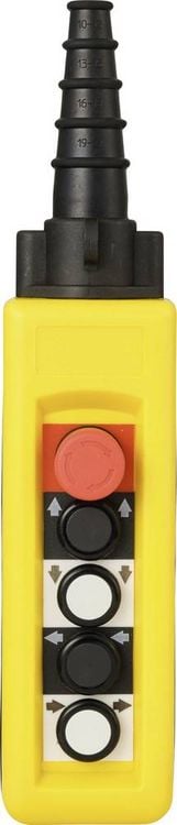 Produktbild: TRU COMPONENTS TC-13599172 TC-A4713 H&auml;ngetaster mit NOT-Aus-Schalter 1St.
