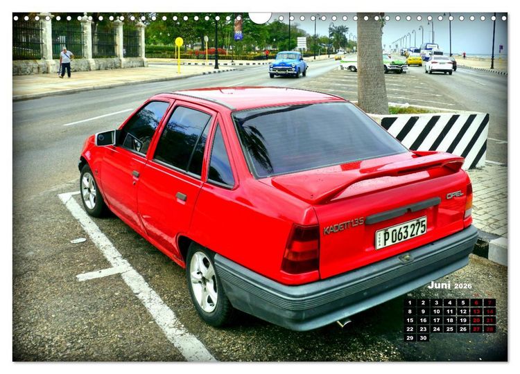 Produktbild: Opel Hits - Deutsche Oldtimer in Kuba (Wandkalender 2026 DIN A3 quer), CALVENDO Monatskalender