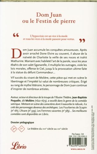 Produktbild: Dom Juan ou Le festin de pierre