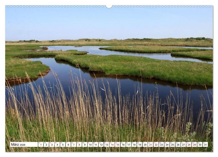 Produktbild: Insel Baltrum, Perle im Ostfriesischen Wattenmeer (hochwertiger Premium Wandkalender 2026 DIN A2 quer), Kunstdruck in Hochglanz