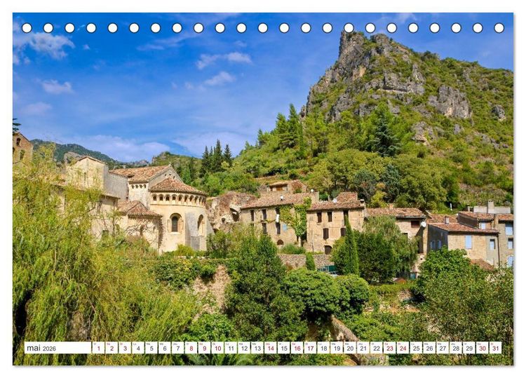 Produktbild: Montpellier - Escapades en ville et aux alentours (Calendrier de bureau 2026 DIN A5 vertical), CALVENDO calendrier mensuel