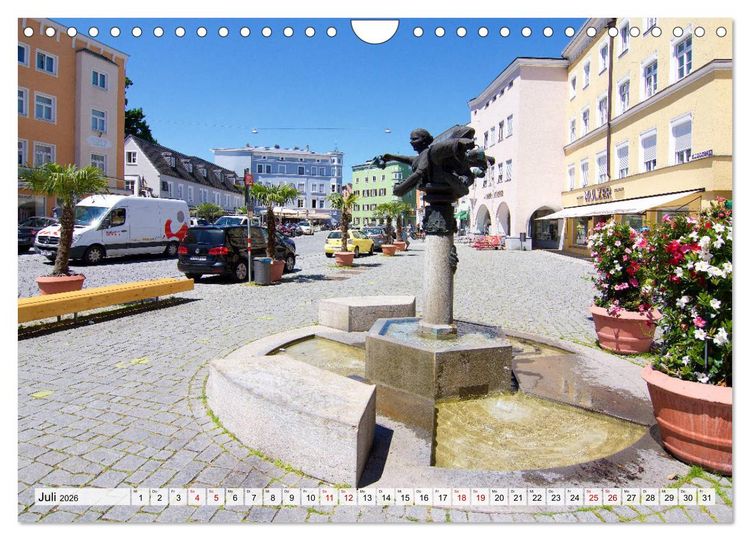 Produktbild: Eine Perle Oberbayerns - Rosenheim (Wandkalender 2026 DIN A4 quer), CALVENDO Monatskalender