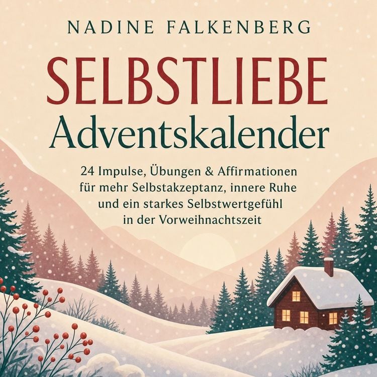 Produktbild: Selbstliebe Adventskalender: 24 Impulse, &Uuml;bungen & Affirmationen f&uuml;r mehr Selbstakzeptanz, innere Ruhe und ein starkes Selbstwertgef&uuml;hl in der Vorweihnachtszeit