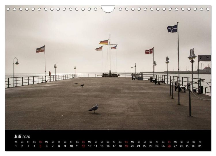 Produktbild: Helgoland - idyllische Nordseeinsel (Wandkalender 2026 DIN A4 quer), CALVENDO Monatskalender