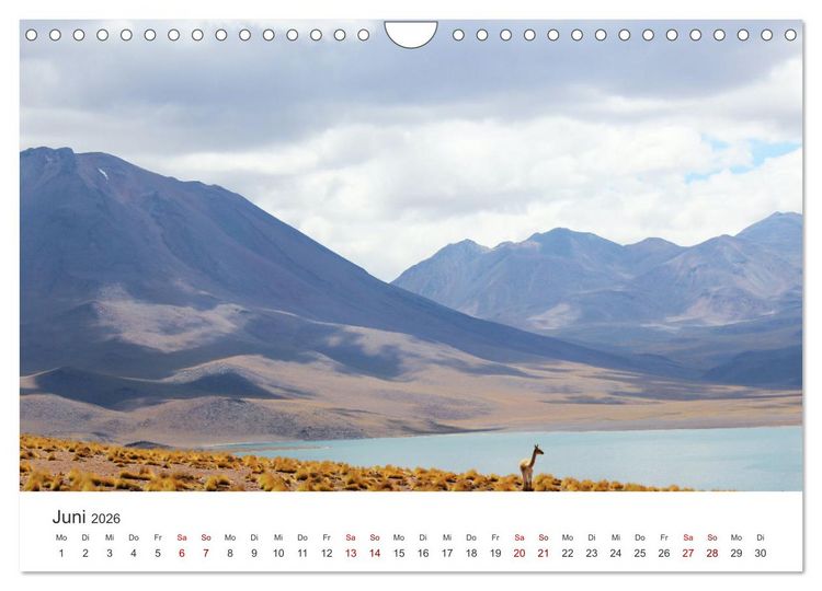 Produktbild: Chile - Ein unbekanntes Paradies. (Wandkalender 2026 DIN A4 quer), CALVENDO Monatskalender