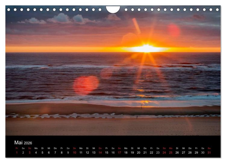 Produktbild: Sylt-Abende - Fotografien von Beate Zoellner (Wandkalender 2026 DIN A4 quer), CALVENDO Monatskalender