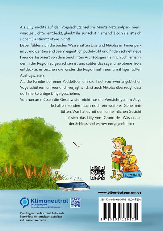 Produktbild: Abenteuer an der Mecklenburgischen Seenplatte - Lilly und Nikolas und die verbotene Insel