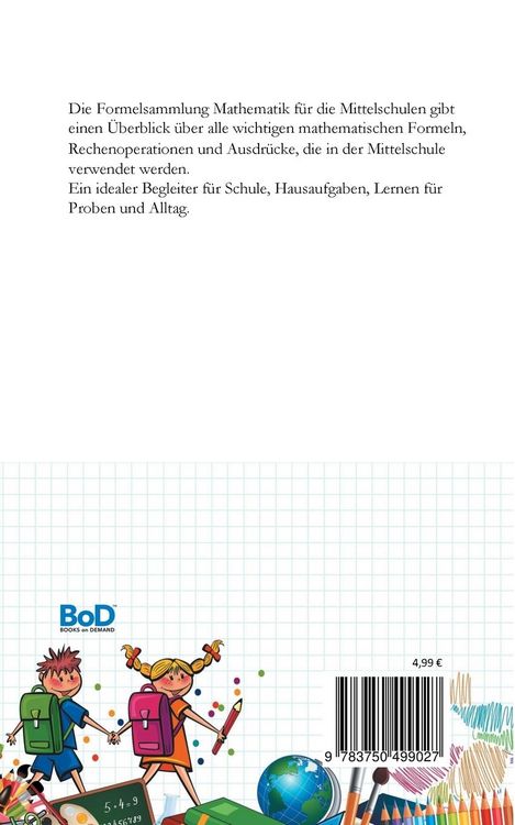 Produktbild: Formelsammlung Mathematik