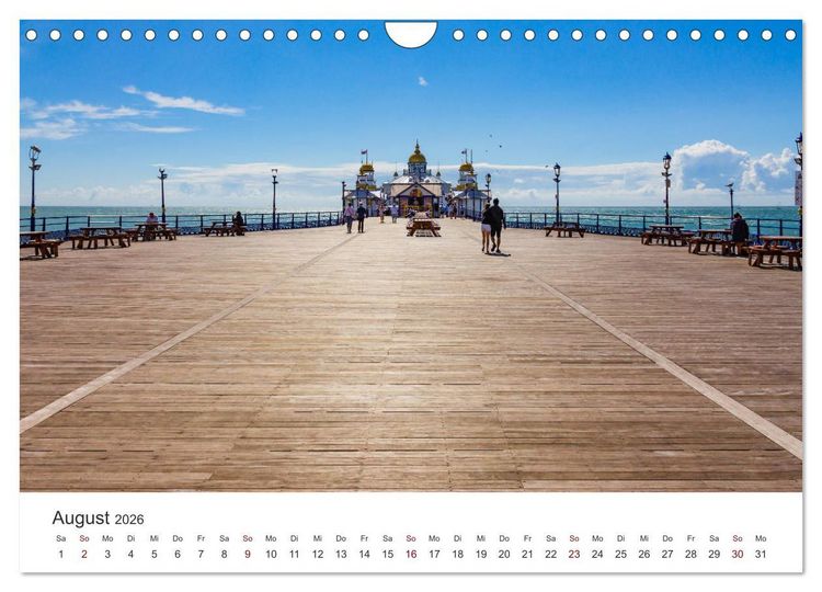 Produktbild: Eastbourne an Englands S&uuml;dk&uuml;ste (Wandkalender 2026 DIN A4 quer), CALVENDO Monatskalender