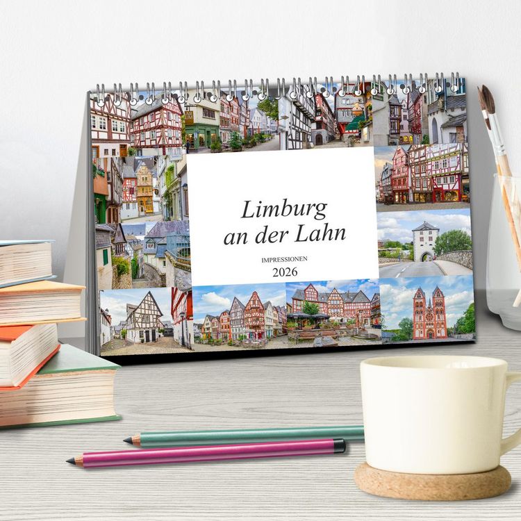Produktbild: Limburg an der Lahn Impressionen (Tischkalender 2026 DIN A5 quer), CALVENDO Monatskalender