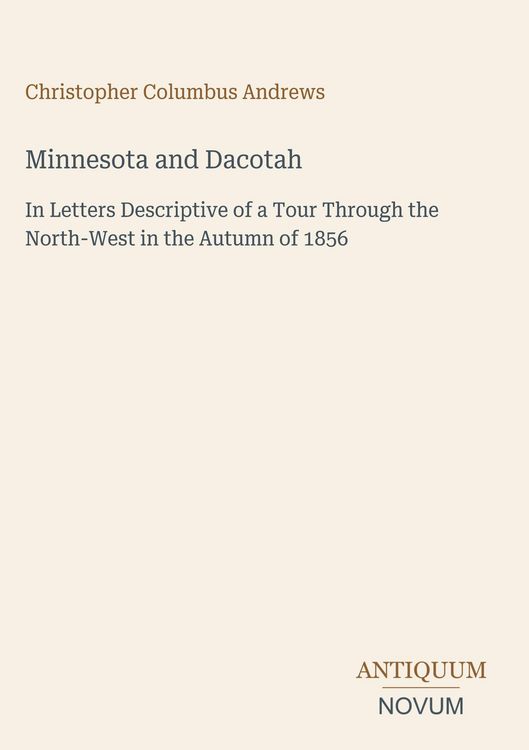 Produktbild: Minnesota and Dacotah