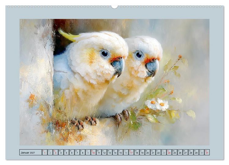 Produktbild: Kakadus. Papageien an Australiens K&uuml;ste (Wandkalender 2027 DIN A2 quer), CALVENDO Monatskalender