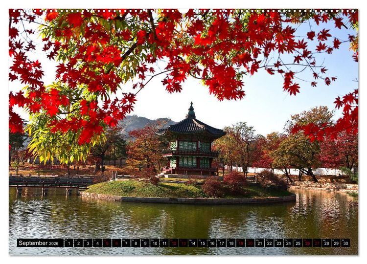 Produktbild: Seoul - Metropole zwischen Tradition und Moderne (hochwertiger Premium Wandkalender 2026 DIN A2 quer), Kunstdruck in Hochglanz