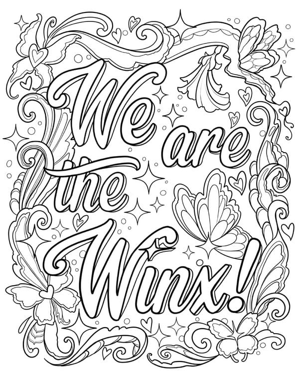 Produktbild: Winx Club: The Official Coloring Book