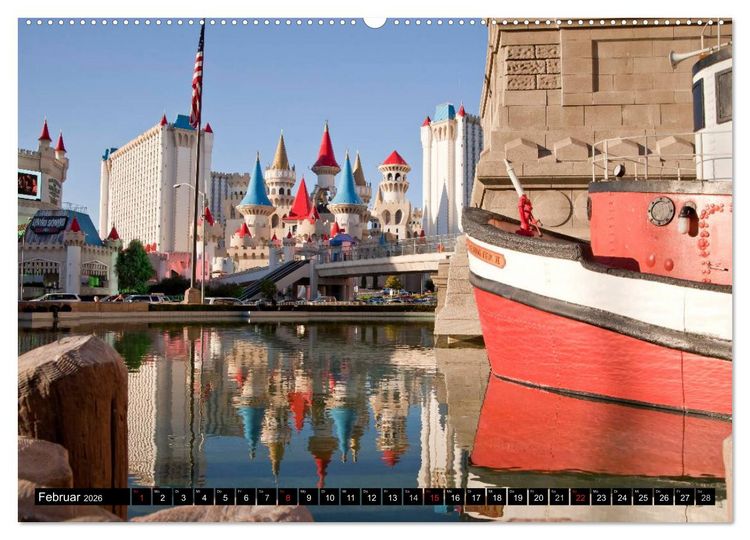Produktbild: Las Vegas (Wandkalender 2026 DIN A2 quer), CALVENDO Monatskalender