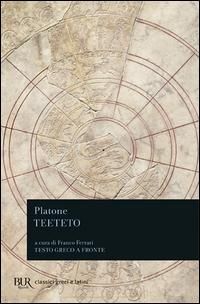 Produktbild: Teeteto. Testo greco a fronte