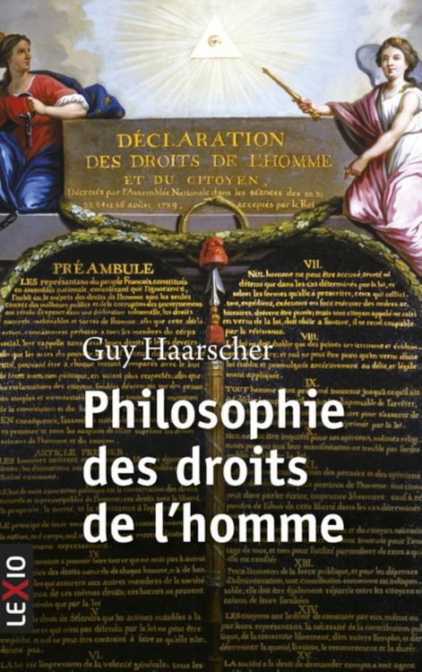 Produktbild: Philosophie des droits de l'homme