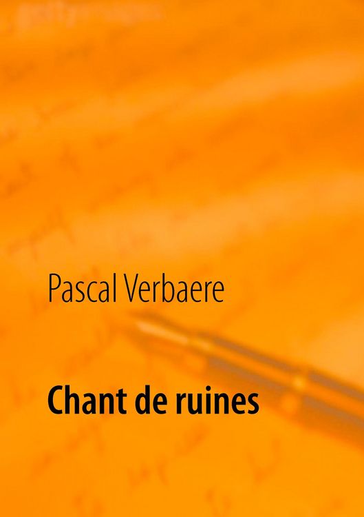 Produktbild: Chant de ruines