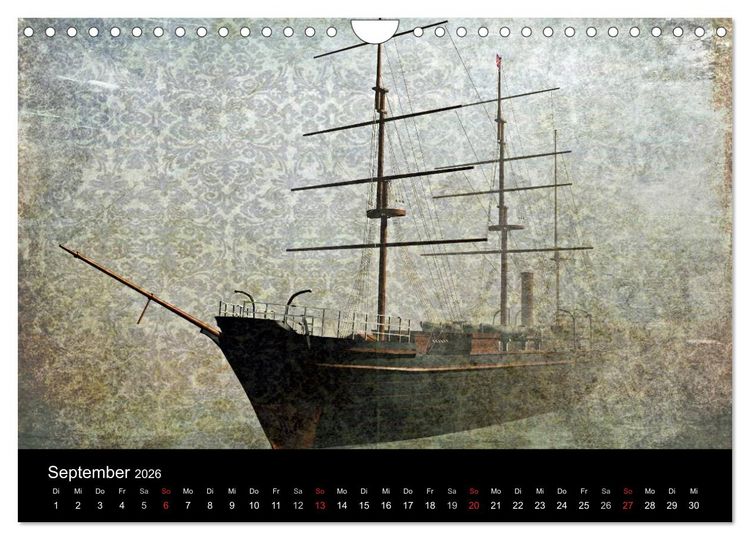 Produktbild: Mystic Ships (Wandkalender 2026 DIN A4 quer), CALVENDO Monatskalender