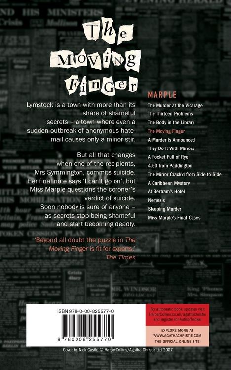 Produktbild: The Moving Finger