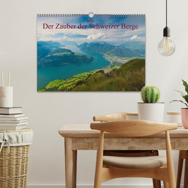 Produktbild: Der Zauber der Schweizer Berge (Wandkalender 2026 DIN A3 quer), CALVENDO Monatskalender