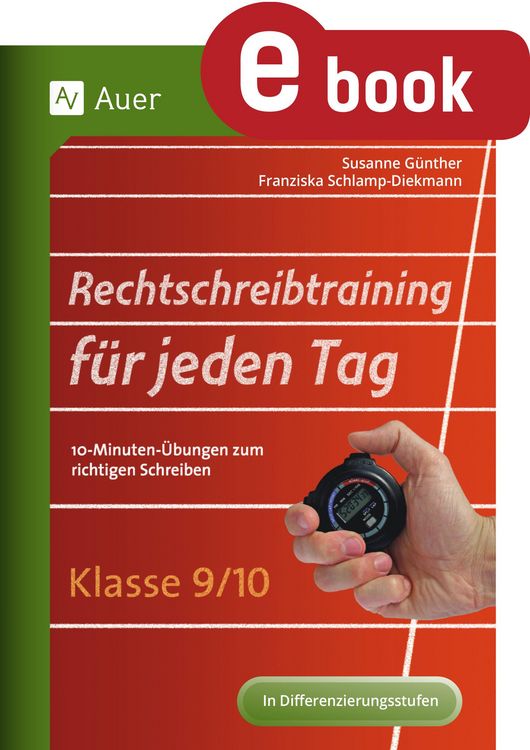 Produktbild: Rechtschreibtraining f&uuml;r jeden Tag Klasse 9 10