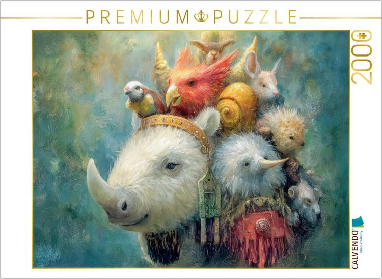 Produktbild: CALVENDO Puzzle Humorvolle Tiere | 2000 Teile Lege-Gr&ouml;&szlig;e 90x67cm Foto-Puzzle f&uuml;r gl&uuml;ckliche Stunden