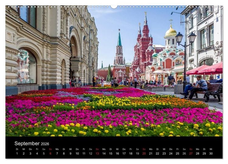 Produktbild: Moskau 2026 (hochwertiger Premium Wandkalender 2026 DIN A2 quer), Kunstdruck in Hochglanz