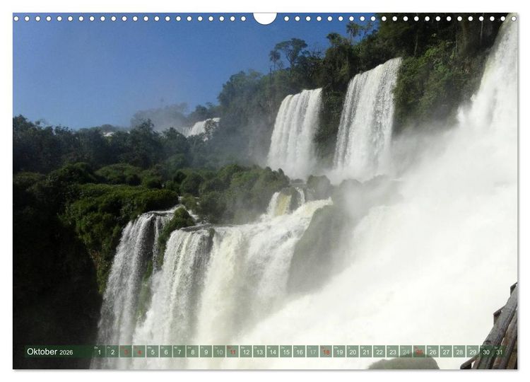 Produktbild: Mein S&uuml;damerika, mein Iguazu (Wandkalender 2026 DIN A3 quer), CALVENDO Monatskalender