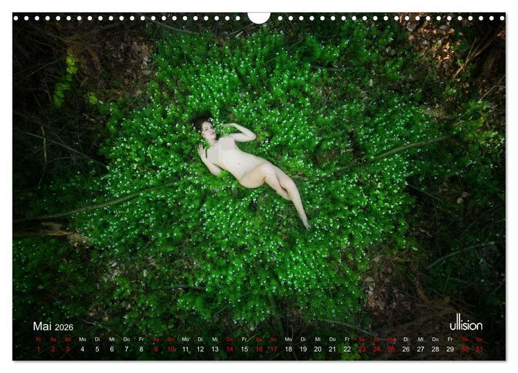 Produktbild: Poesie der Stille &ndash; Akt in der Natur (Wandkalender 2026 DIN A3 quer), CALVENDO Monatskalender