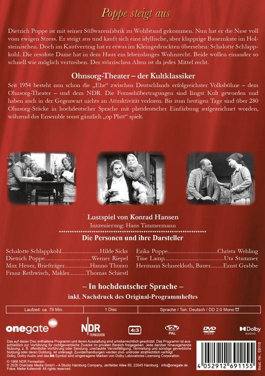 Produktbild: Ohnsorg-Theater Klassiker: Poppe steigt aus