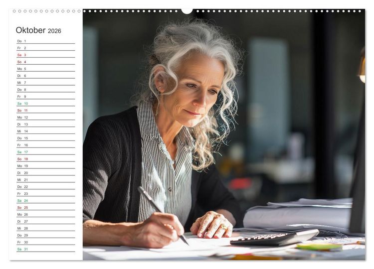 Produktbild: B&uuml;ro mit Zukunft (hochwertiger Premium Wandkalender 2026 DIN A2 quer), Kunstdruck in Hochglanz