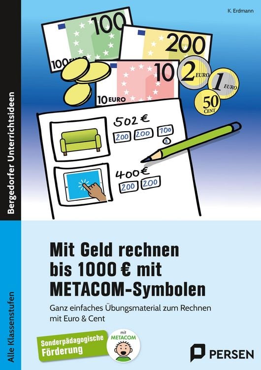 Produktbild: Mit Geld rechnen bis 1000 Euro mit METACOM-Symbolen