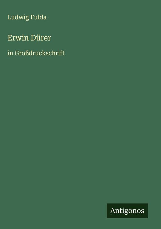 Produktbild: Erwin D&uuml;rer