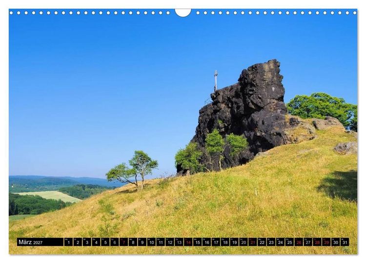 Produktbild: Die Teufelsmauer - Bizarre Felsformationen im Harz (Wandkalender 2027 DIN A3 quer), CALVENDO Monatskalender