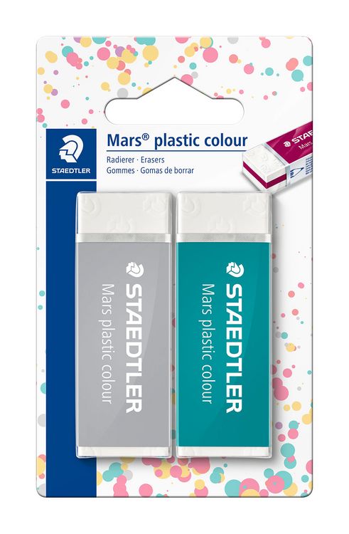 Produktbild: STAEDTLER Radierer Mars plastic colour 2er