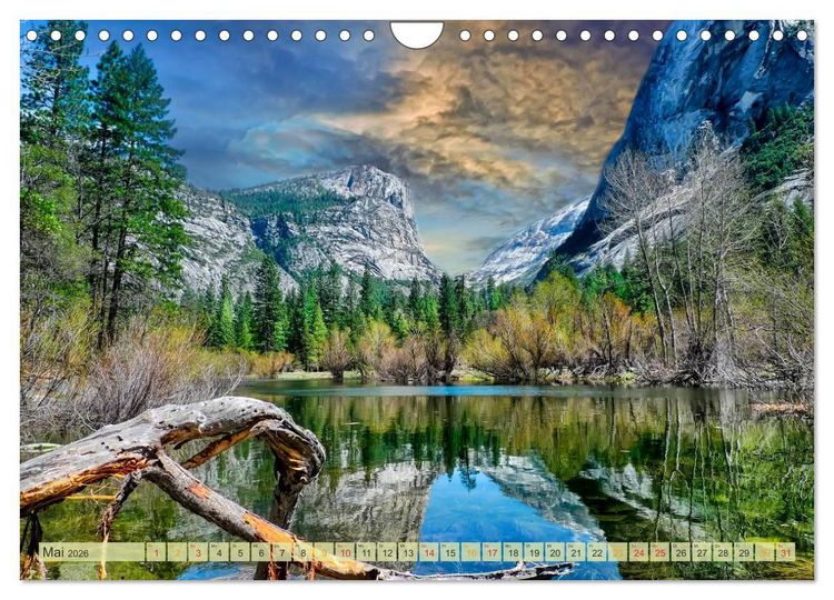 Produktbild: Nationalparks der USA - atemberaubend sch&ouml;n (Wandkalender 2026 DIN A4 quer), CALVENDO Monatskalender