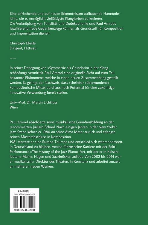 Produktbild: Symmetrien als Grundprinzip der Klangsch&ouml;pfung