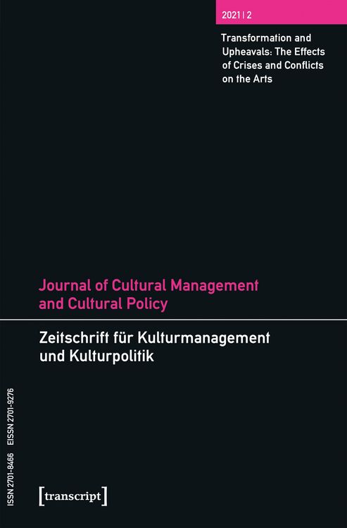 Produktbild: Journal of Cultural Management and Cultural Policy/Zeitschrift f&uuml;r Kulturmanagement und Kulturpolitik