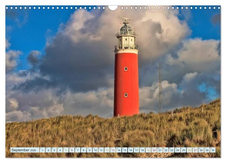 Produktbild: Leuchtt&uuml;rme - maritime Wegweiser weltweit (Wandkalender 2026 DIN A3 quer), CALVENDO Monatskalender
