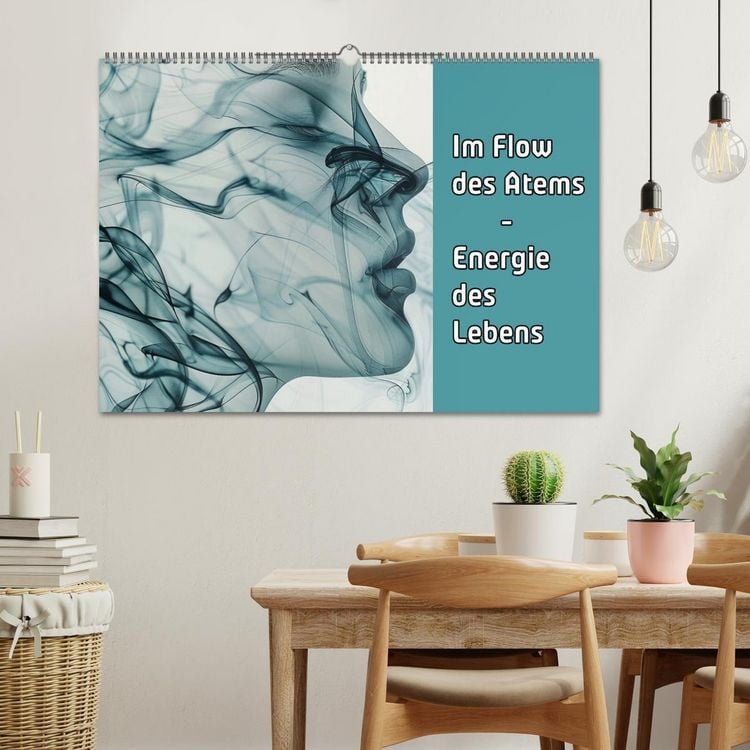 Produktbild: Im Flow des Atems - Energie des Lebens (Wandkalender 2026 DIN A2 quer), CALVENDO Monatskalender
