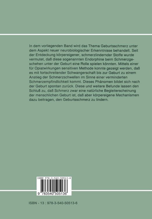 Produktbild: Schmerzempfindung bei Schwangerschaft und Geburt