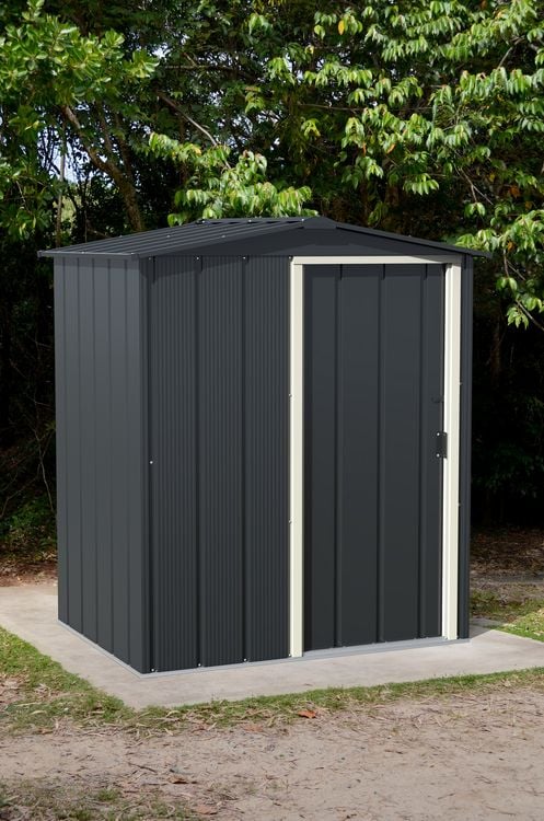 Produktbild: Metall Ger&auml;tehaus 163x112 Gartenhaus Schiebet&uuml;r