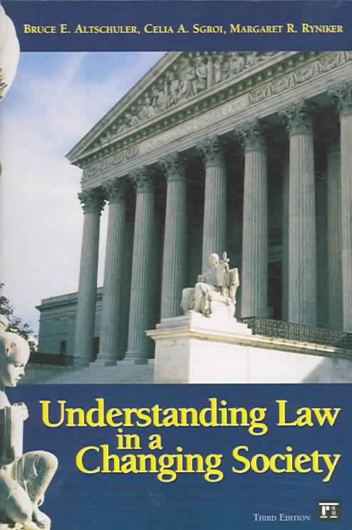 Produktbild: Altschuler, B: Understanding Law in a Changing Society
