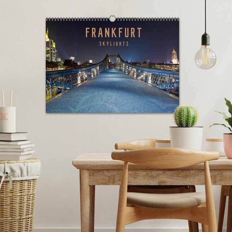 Produktbild: Frankfurt Skylights 2027 (Wandkalender 2027 DIN A3 quer), CALVENDO Monatskalender