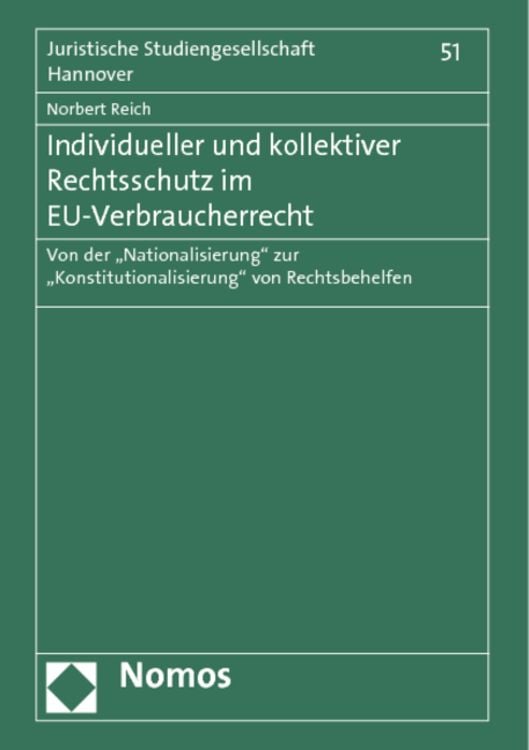 Produktbild: Individueller und kollektiver Rechtsschutz im EU-Verbraucherrecht