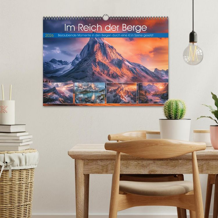 Produktbild: Im Reich der Berge (Wandkalender 2026 DIN A3 quer), CALVENDO Monatskalender