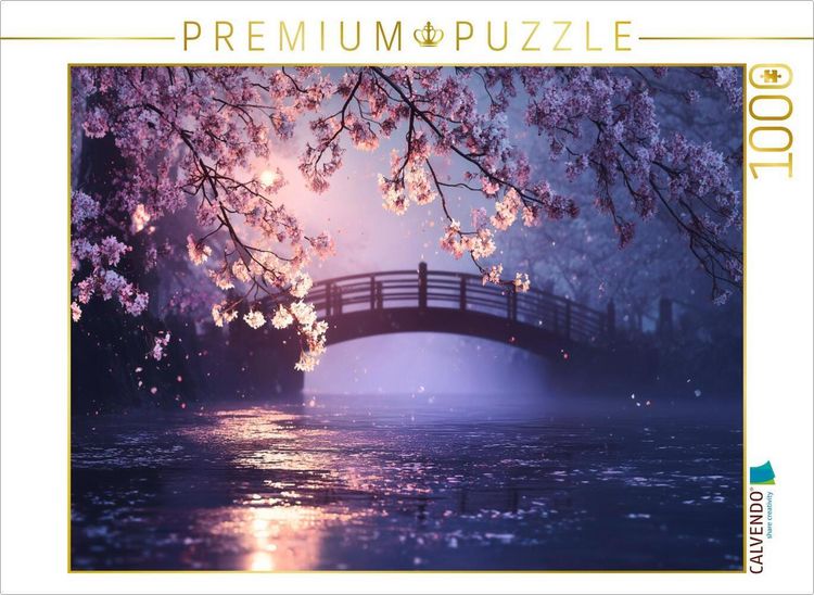 Produktbild: CALVENDO Puzzle Ein Motiv aus dem Kalender Japanische Kirschbl&uuml;te | 1000 Teile Lege-Gr&ouml;&szlig;e 64x48cm Foto-Puzzle f&uuml;r gl&uuml;ckliche Stunden