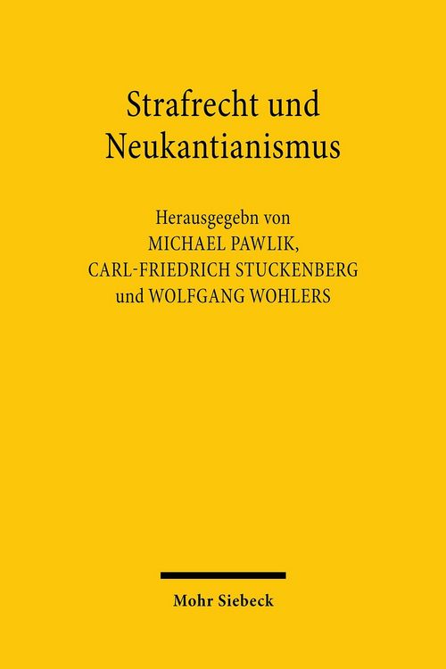 Produktbild: Strafrecht und Neukantianismus